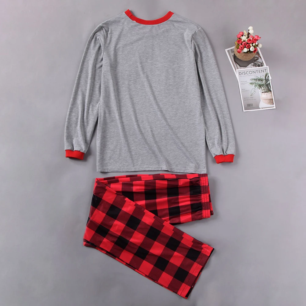 Christmas Xmas Family Matching Pajamas Set Xmas Adult Kids Sleepwear Nightwear Gift