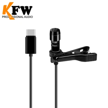 

KFW Sk106 Android Mobile Phone Recording Condenser Microphone Lavalier Live Microphone Lecture Podcast Android Type-C Interface