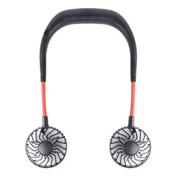 

Creative Hanging Neck Fan Portable Lazy Charging Plastic Small Fan Wearable Usb Mini Hanging Neck Sports Fan 1set