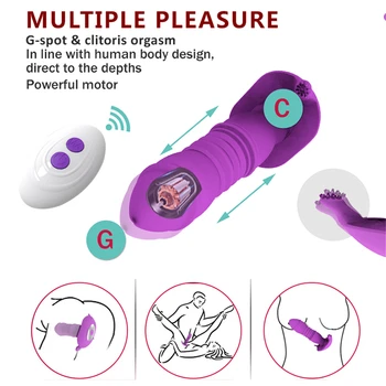 Anal Plug Vibrators For Men Prostate Massager Masturbators Women Butt Plug Thrusting Dildo Vibrator Sex Toys for Men Gay 18+ 4