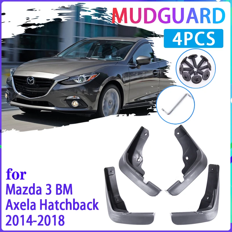 Автомобильные Брызговики для Mazda 3 BM Axela хэтчбек 2014 ~ 2018 2015 2016 2017 крыло