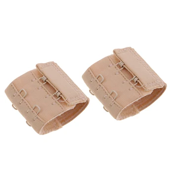 

2 Pieces Of Women's Bra Extenders Bra Strap Hook, 3 Rows 2 Hooks