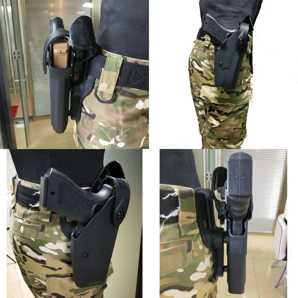 Пистолетная страйкбольная кобура Glock 17 19 22 23 31 32 поясной ремень тактическая охотничья кобура для переноски пистолета