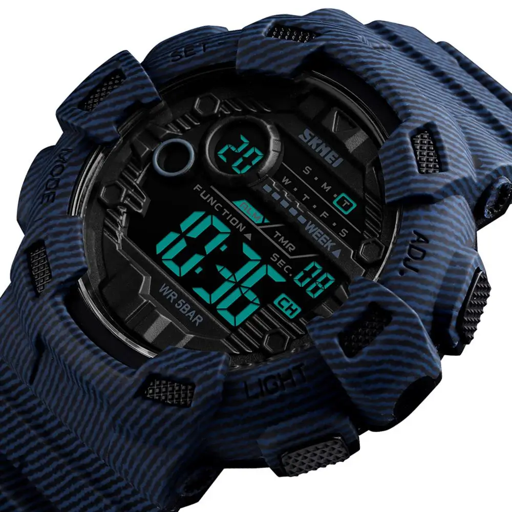 

Men Watches Fashion Sports Quartz LED Digital Watch 50M Waterproof Wristwatch Men's Clock with Stopwatch Relogio Masculino