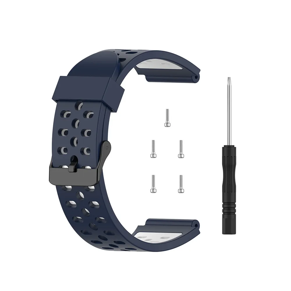 22 мм ремешок для наручных часов для Bushnell Neo Ion 1/Neo Ion 2/Excel часы для гольфа с GPS Сменные умные часы браслет для наручных часов - Цвет: Темно-синий