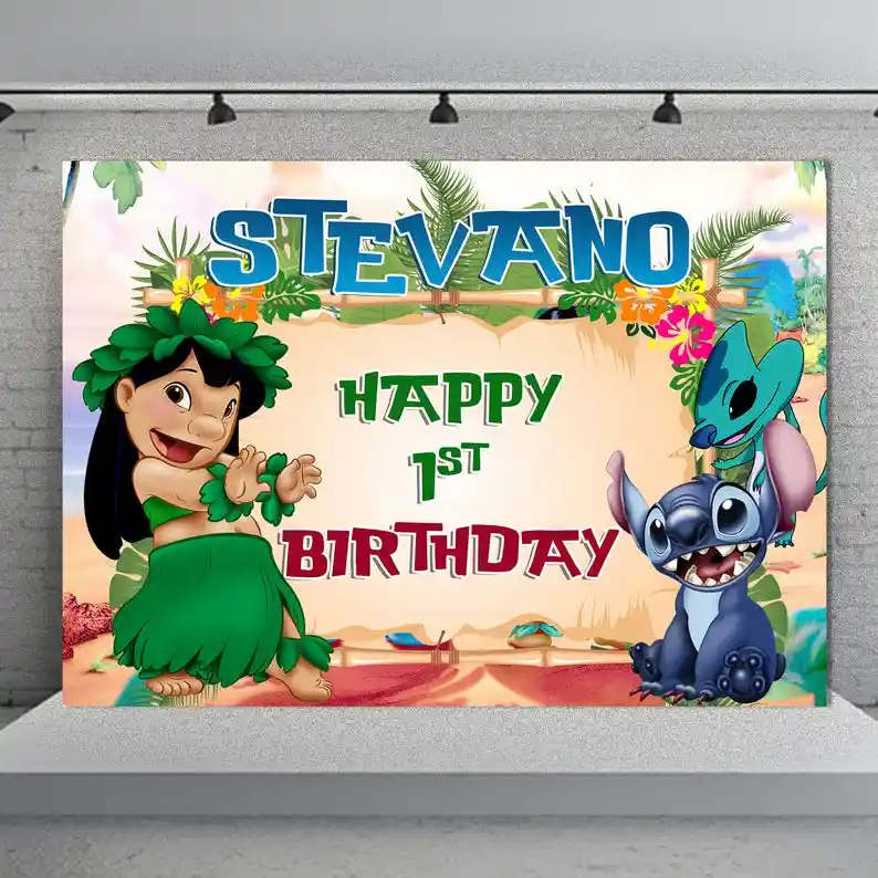 Lilo and Stitch Birthday Party Decorations,Stitch Birthday Decorations, Birthday