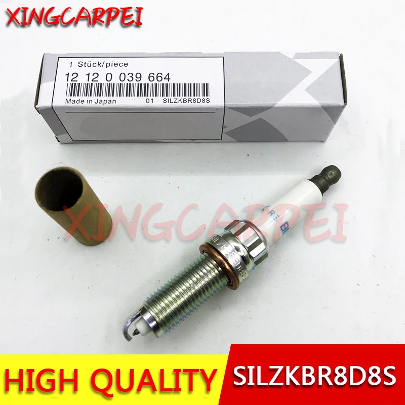 10 шт. SILZKBR8D8S 12120039664 Иридий-платина свечи зажигания для 228i 320i 328i 428i 528i высокого