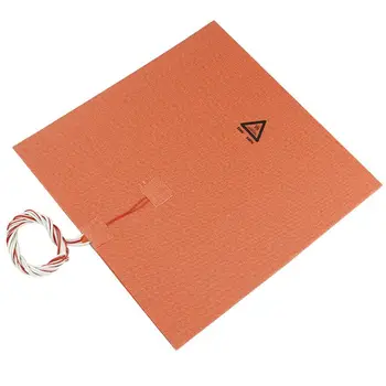 

150*150mm 110V 180W Silicone Rubber Heating Pad For 3D Printer Heating Bed