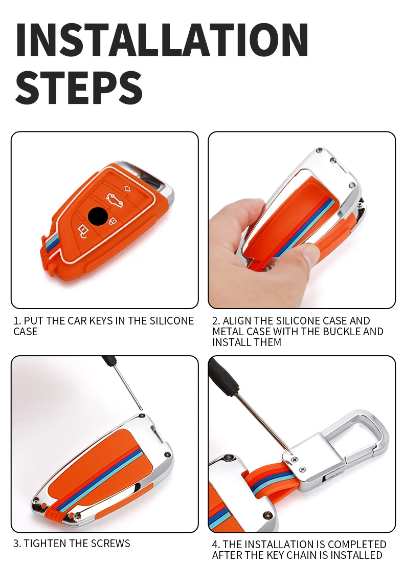 Copertura della cassa del portachiavi dell'automobile per Bmw F20 G20 G30 X1 X3 X4 X5 G05 X6 M5 3 6 7 accessori serie supporto per auto-Styling protezione delle coperture 26 Copertura della cassa del portachiavi dell'automobile per Bmw F20 G20 G30 X1 X3 X4 X5 G05 X6 M5 3 6 7 accessori serie supporto per auto-Styling protezione delle coperture - Hee6a89c6a7a04c4ca9f4110c5a91a859R