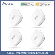Aqara-Sensor de temperatura humedad y presión del aire, dispositivo inteligente, conexión Zigbee, para la aplicación de Xiaomi Mi home