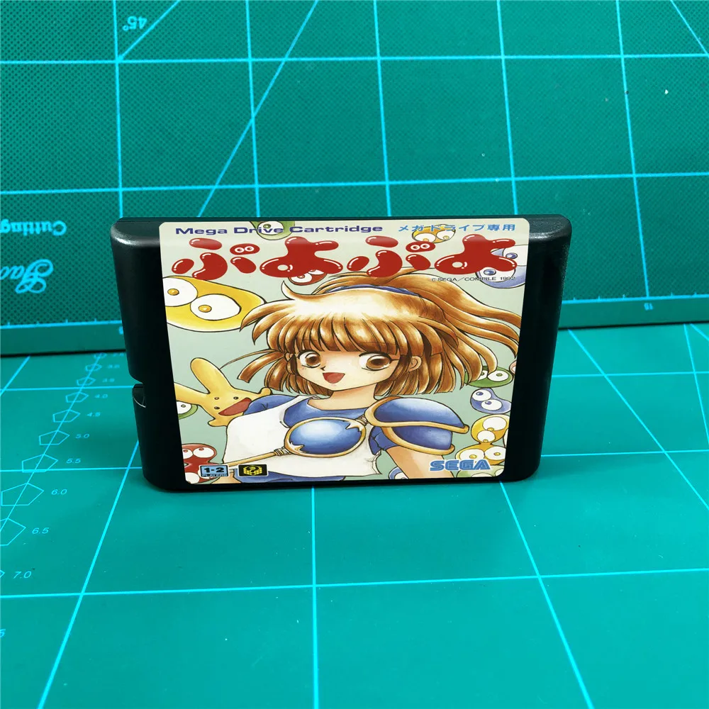 Puyo 1 - 16 бит MD игровой Картридж для консоли MegaDrive Genesis | Электроника