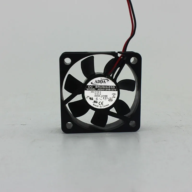 

ADDA AD5012HB-D70 5015 5CM 12V 0.14A double ball DC fan