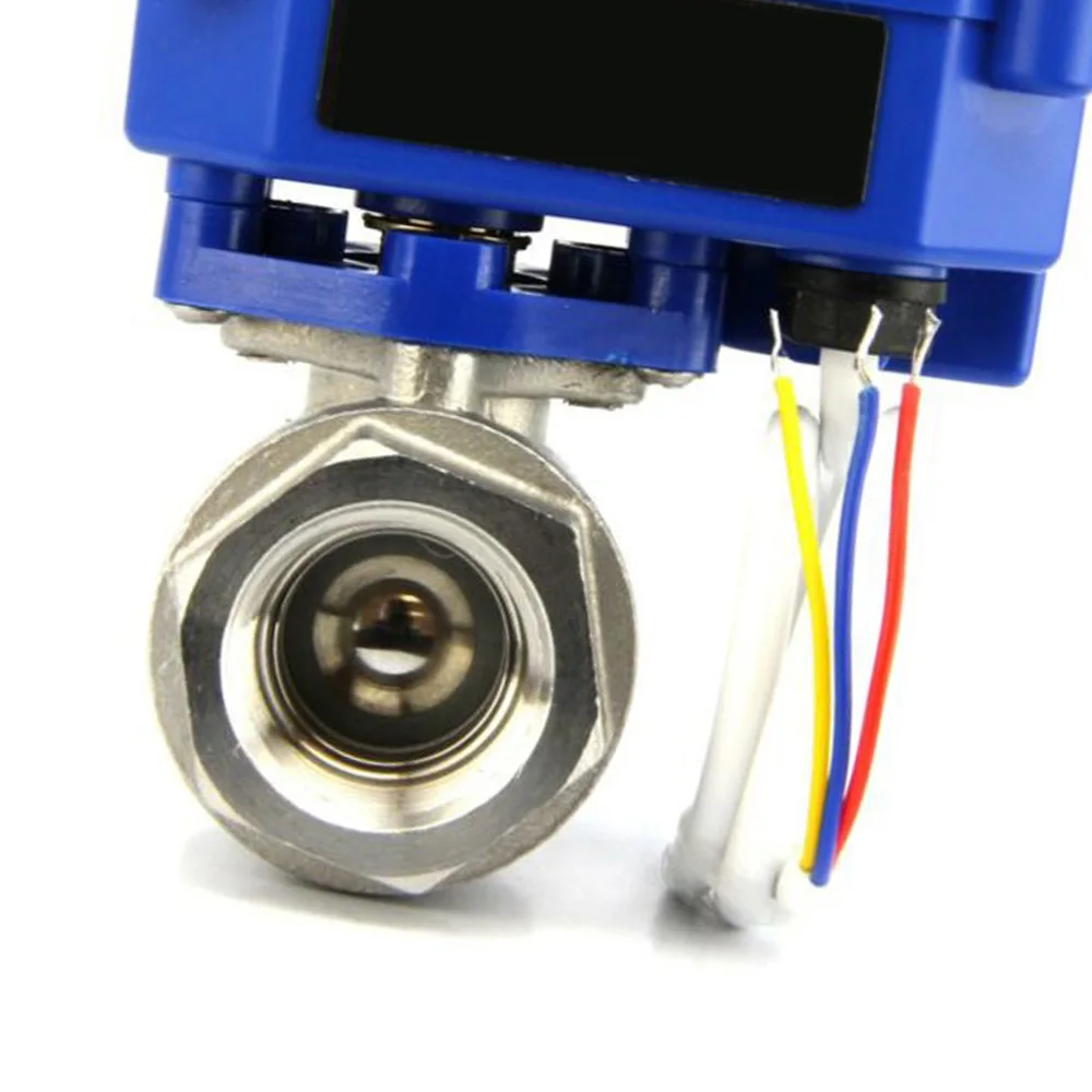 

Brass Motorized Ball Valve 1/2 DC12V 24V Electric Ball Valve Model USS-MSV00001