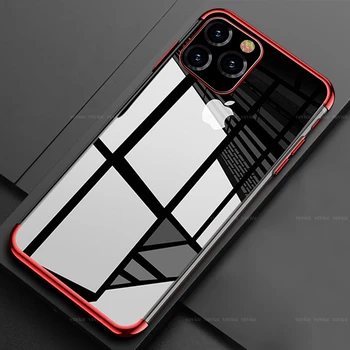 

Electroplate Soft Phone Case for iPhone 11 11 Pro max 7 8 6 6s Plus TPU Silicone Plating Case for iPhone Xs X Xr Xs Max 11pro