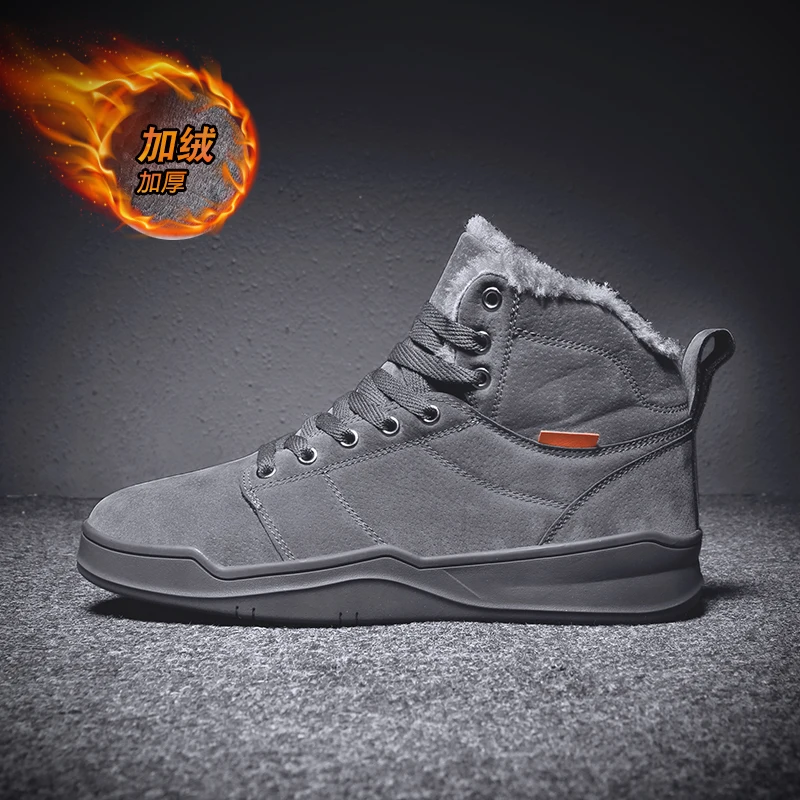 Brand Krasovki Men's Casual Shoes Fashion Man Sneakers Zapatillas Hombre Keep warm Boot Footwears Breathable Winter Shoes
