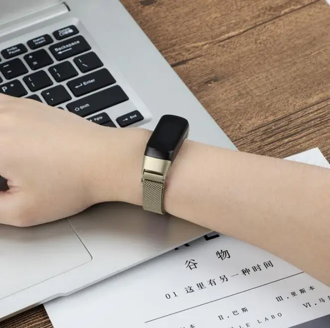 Ремешок для часов для samsung Galaxy Fit SM-R370, умный Браслет, металлический браслет из нержавеющей стали, ремешок для Galaxy Fit SM-R370, ремешок для часов