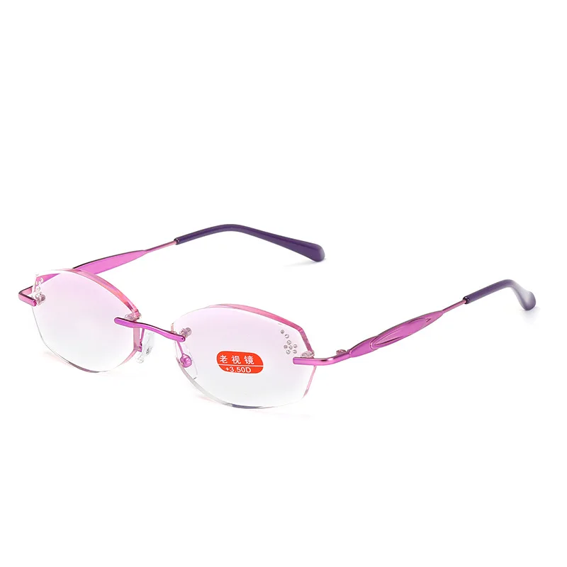 Роскошные Стразы, женские очки для чтения, алмазная резка, очки без оправы, мужские золотые очки для чтения, очки для дальнозоркости