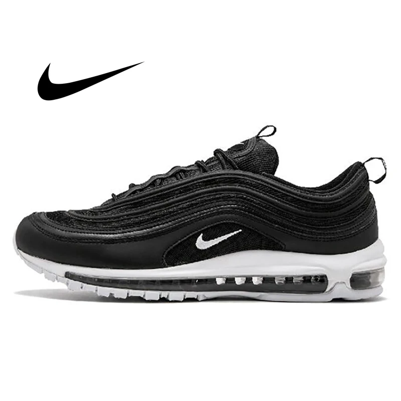 Мужские кроссовки для бега Nike Air Max 97 OG, черные модные удобные дышащие уличные резиновые кроссовки, хорошее качество, 921826-001