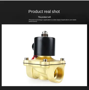

Solenoid Valve 12V/24V/110V/220V Electric Valve Brass Normally Closed Air Solenoid 1/4" 3/8" 1/2" 3/4" 1" for Water Oil gas