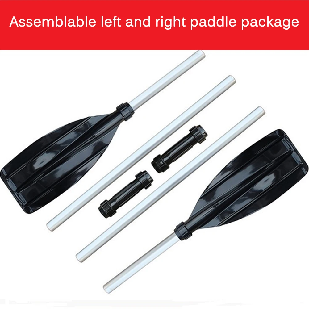 2Pcs Detachable Aluminium Boat Oars Paddle Long Oar PVC Inflatable Boat Fishing Kayak Canoe Paddle Pad