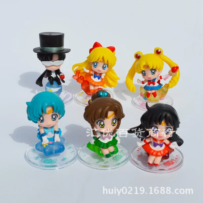 

6-Pretty Girl Water Bingyue Anime Garage Kit Model Car Decoration Transparent Base