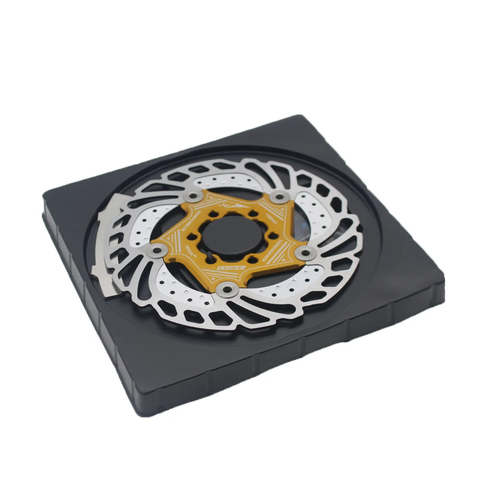 ice gold 160MM MTB дисковый тормоз ротор горный велосипед диск 160 мм Диаметр велосипедный тормоз роторов поплавок плавающий дорожный велосипед 140 мм дисковые роторы - Цвет: ice gold 160MM