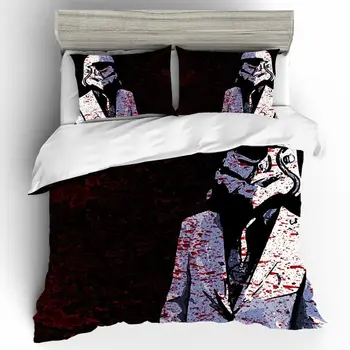 

Star War Darth Vader Bedding Set High Quality Duvet Cover Ropa De Cama Wedding Sabanas King Size Bedding Set Lencol Cama Casal