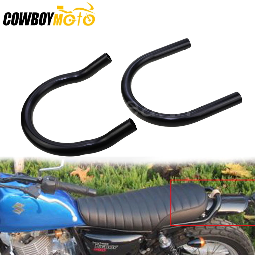Плоская петля для заднего сиденья мотоцикла Cafe Racer 210 мм 230 1 дюйм 25 Honda SUZUKI Yamaha XS 650