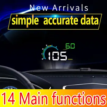 

Hud D3000 Car head up display Car GPS obd obd2 Diagnostic Tool Projector Digital Speedometer Car Speed Security Alarm