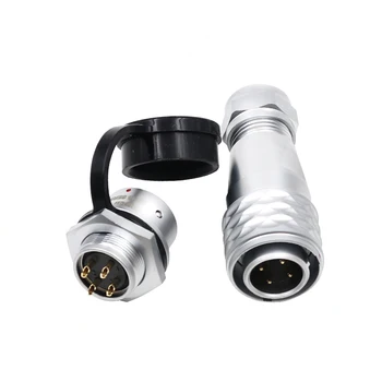 

M16 2Pin 3Pin 4 5 Pin Industry Circular Quick Easy Install AC DC Power Connector 7Pin 9Pin 10Pin Waterproof Signal Adapter Jack