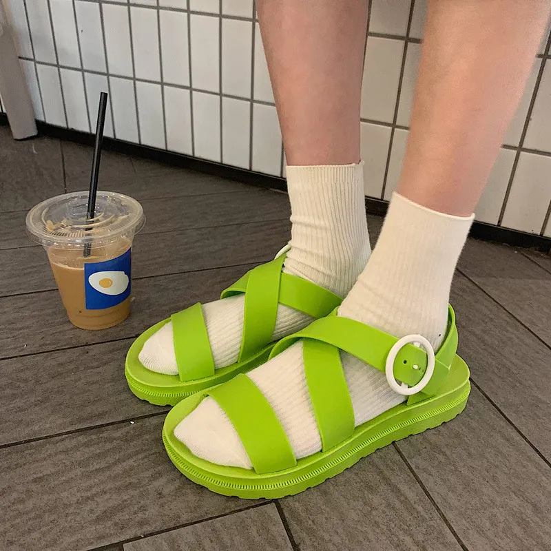 soft jelly sandals