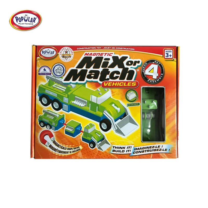 

Genuine Learning Mates Flexible Sea 1 + 234 Generation Car Ship Airplane Educational Magnetic Assembled Building Blocks