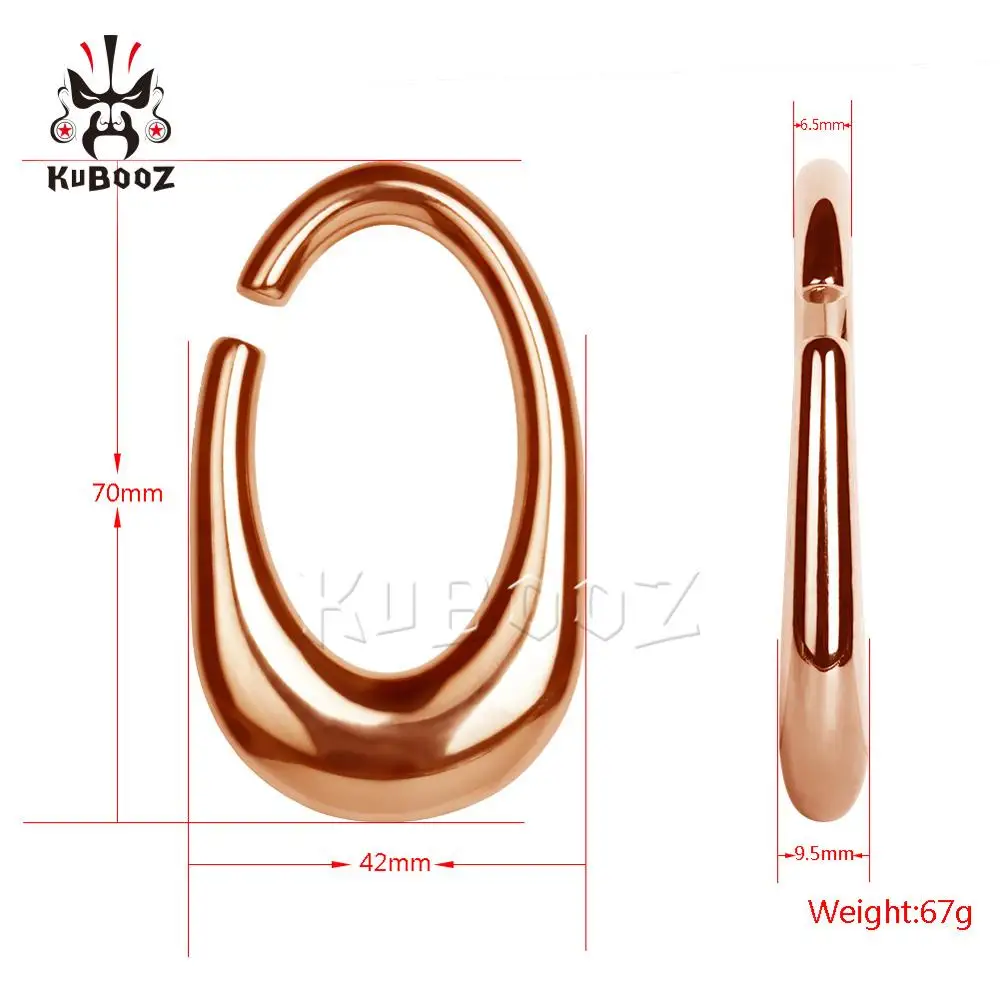 Wholesale Price Piercing Heavy Ear Weight Gauges Piercing Body Jewelry Ear Plugs Tunnels Fashion Gift For Unisex 8PCS