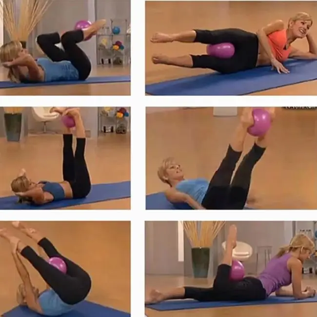 25/45cm Inflatable Yoga Ball for Exercise Fitness Pilates Balance Training