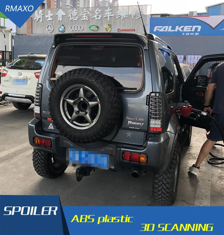 Спойлер из АБС пластика для suzuki jimny заднее крыло автомобиля основной цвет задний