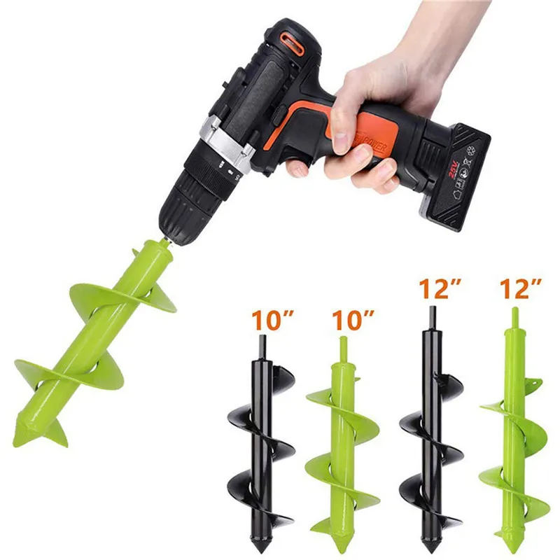 

Garden Planting Auger Spiral Hole Drill Bit Small Earth Planter Post Hole Digger for Increasing Efficiency When Planting Bulbs
