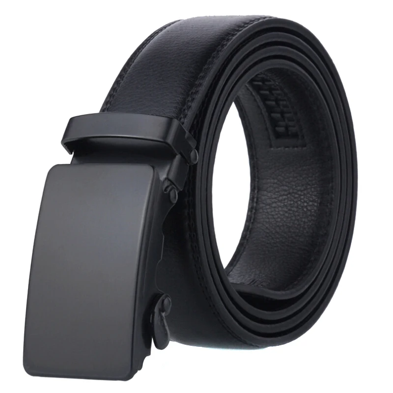 

High Quality Belt Men Belt Automatic Leather Luxury Black Belt Men's Belts Automatic Buckle Cummerbunds Male