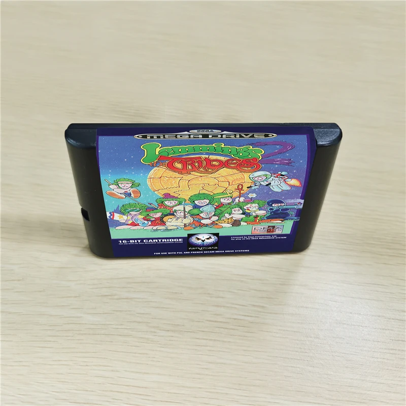 Lemmings 2 племена-16-битный MD игровой Картридж для консоли MegaDrive Genesis | Электроника
