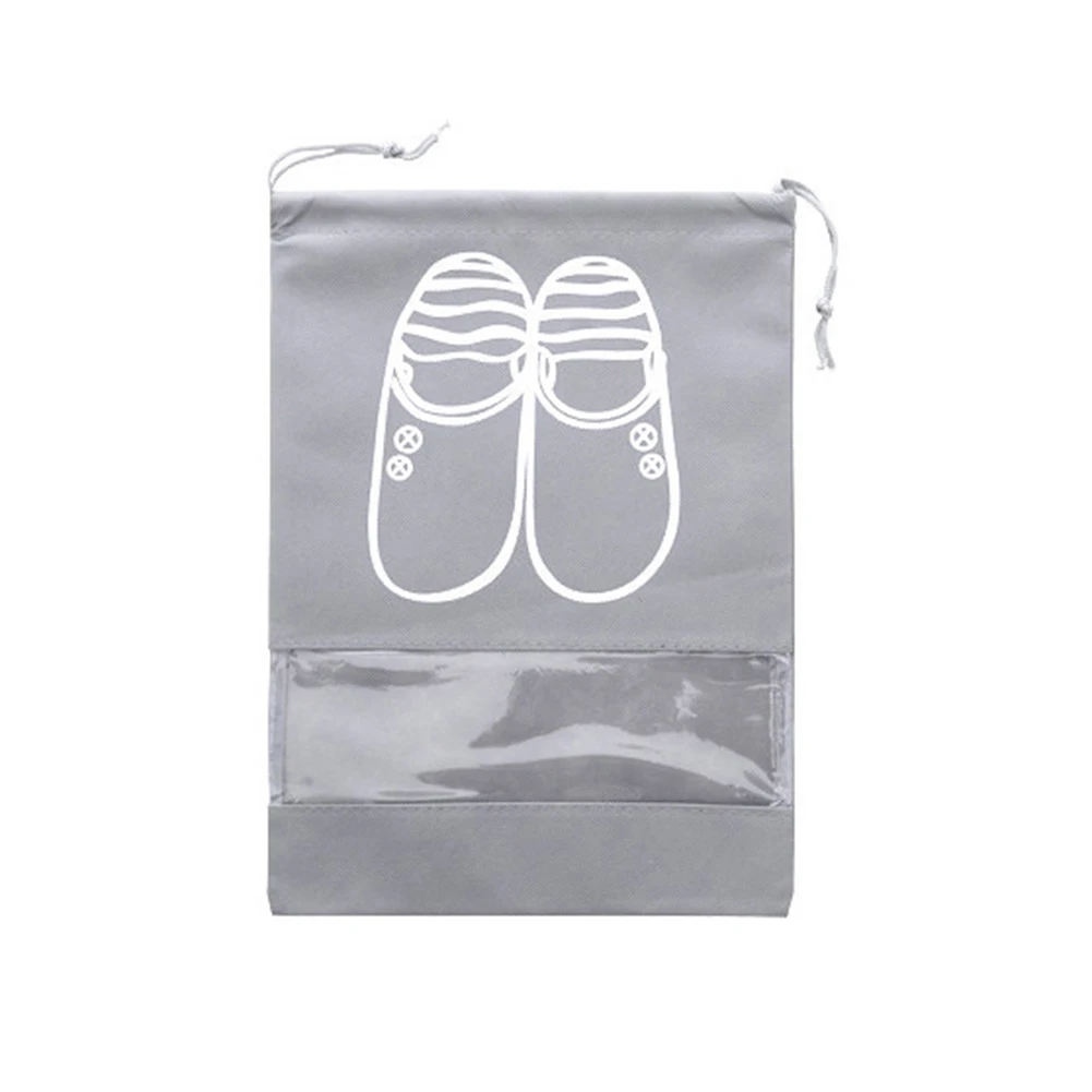 Портативный пылезащитный мешок для хранения обуви на шнурке, органайзер, сумка для путешествий, водонепроницаемая сумка для обуви, органайзер, чехол