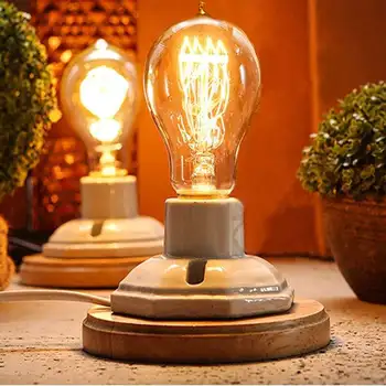 

6PCS E27 A19 40W Warm White Dimmable Incandescent Edison Light Bulb for Indoor Home Garden AC220V