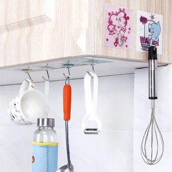 

Transparent Sticky Mount Hanger hook Strong Adhesive Hook Suction Cup Sucker No trace Wall Hooks bathroom kitchen accessories