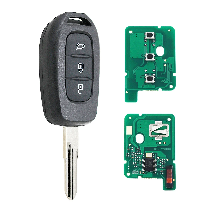 3 кнопки дистанционного ключа автомобиля 433 МГц 4A PCF7961M чип для Renault Duster Dokker Twingo 3 Clio 4 trafc Master 3 Logan Sandereo VAC102