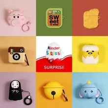 Милый шоколадное яйцо для Apple Airpods чехол Забавный наушник с Bluetooth чехол Мультяшные наушники чехол Коробка для Airpods чехол для зарядки