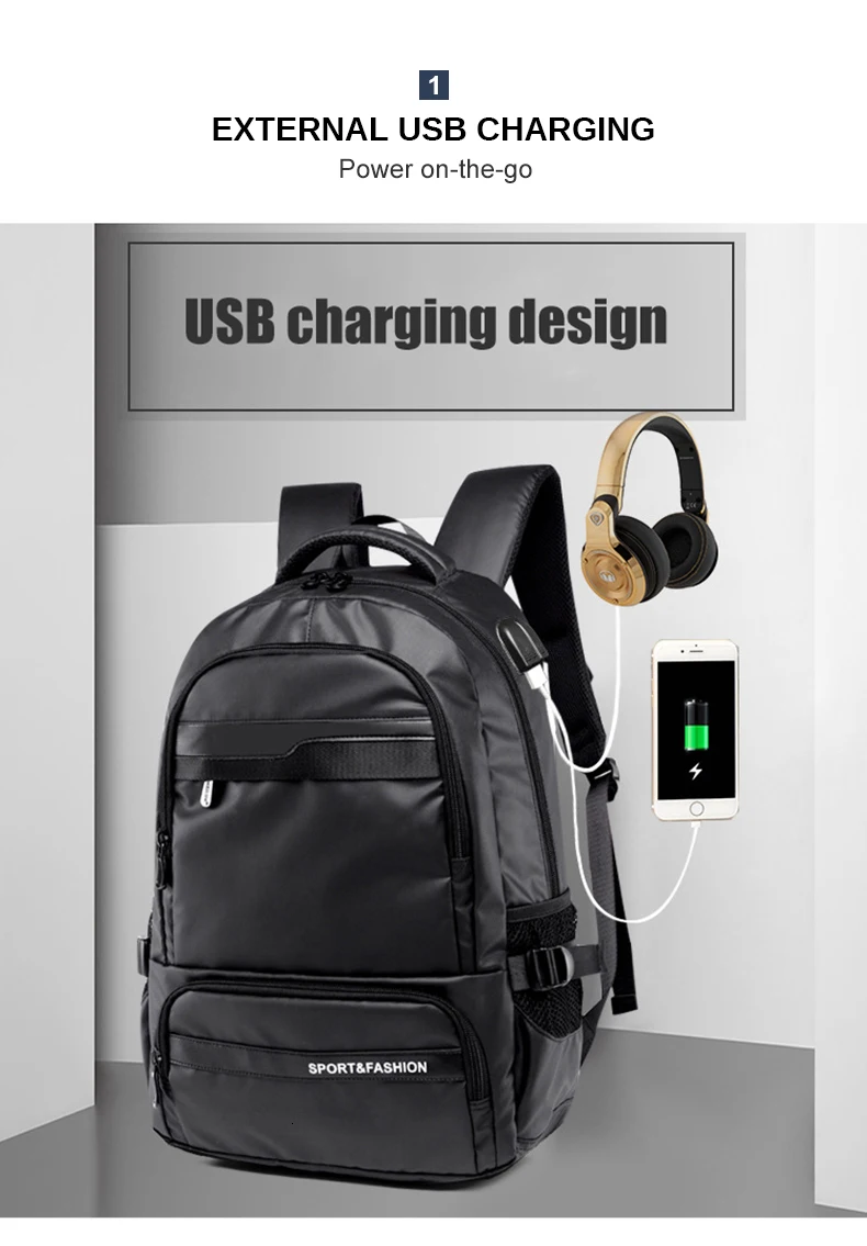 Мужской рюкзак с usb-портом для мужчин, для школы, водонепроницаемый, с несколькими карманами, для улицы, для студентов, сумка на плечо, для мужчин, s, рюкзак для ноутбука, Mochila, ноутбук