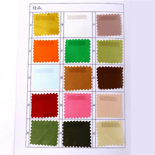 message color number 1,5*1 метр Моделирование Шелковые атласные фабричное кружево костюм юбка Чонсам Свадебная вечеринка украшения для дома подарки оберточная ткань - Цвет: message color number