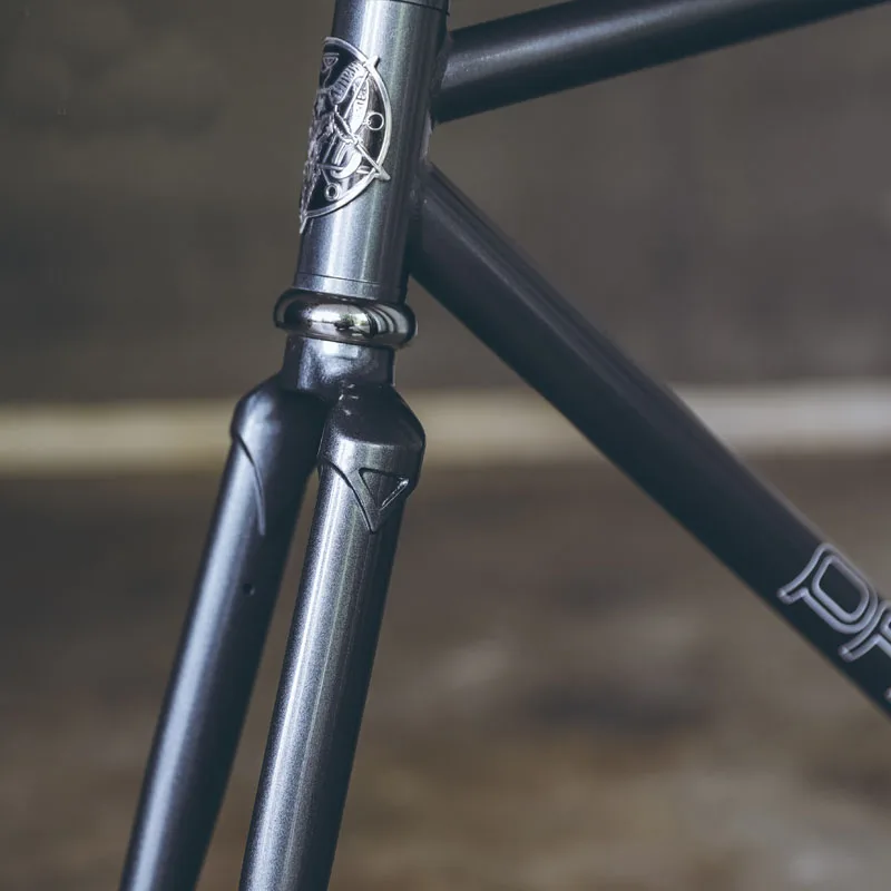 Fixie велосипедная Рама Reynolds 525 хромированная молибденовая стальная рама для шоссейного велосипеда с рифленой рамой на заказ 650C 700C велосипедная Рама