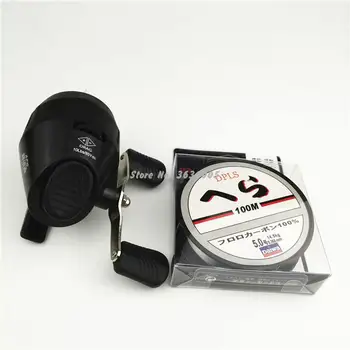 

Fishing Reels +fishing Line Profession Slingshot Shooting Fish Use Dart Closed Fishing Wheel For Outdoor Hunting Accessories