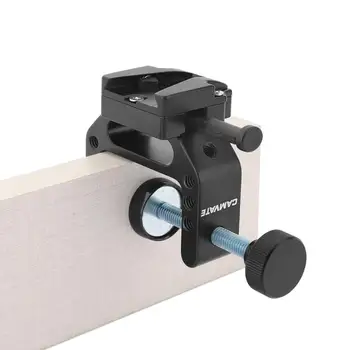 

CAMVATE Generic C Clamp With 1/4" Female Threads & Universal V-Lock Mount Quick Release Adapter For DSLR Camera Battery Mounting
