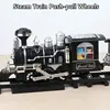 lntelligent Programming Add Water Smoke Remote Control Train 80CM DIY Assembly Parent-Child Interaction Classical Steam RC Toys 2