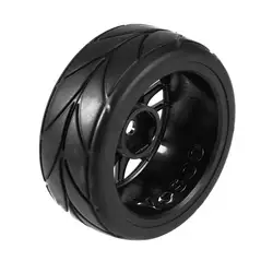 4 шт. 1/10 резиновые шины RC шины для гоночных автомобилей на дорожное колесо обод подходит для HSP HPI 9068-6081 RC автомобильная часть диаметр 65 мм